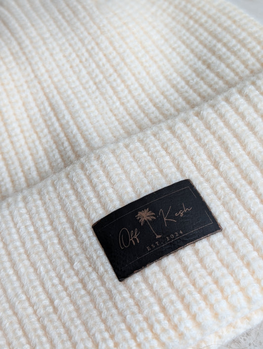 OFF KESH Milky Beanie