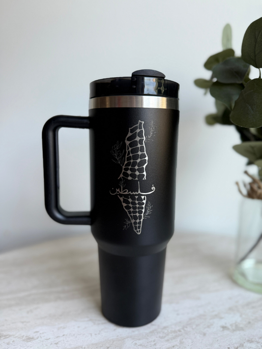 Palestine Map Tumbler