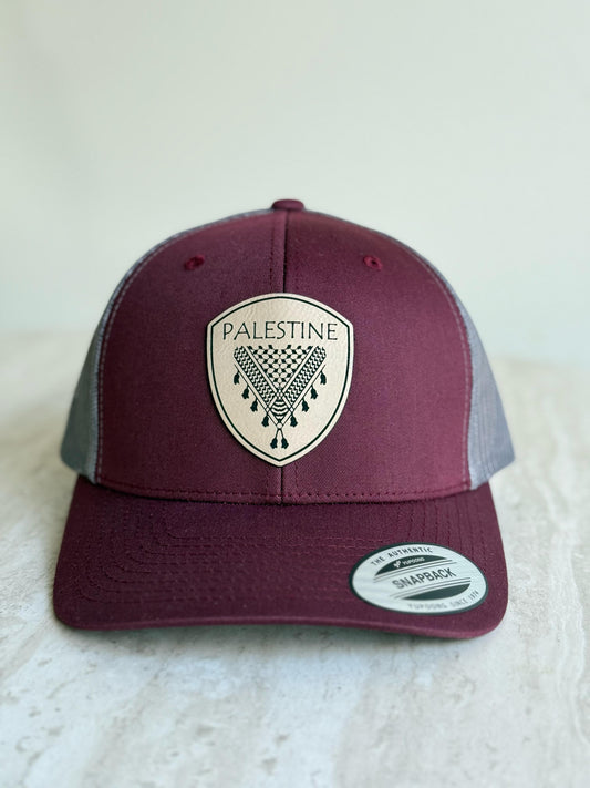Palestine Keffiyeh Trucker Hat