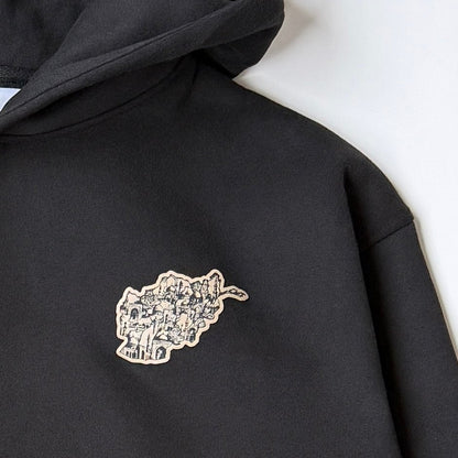 Sweat à capuche afghan