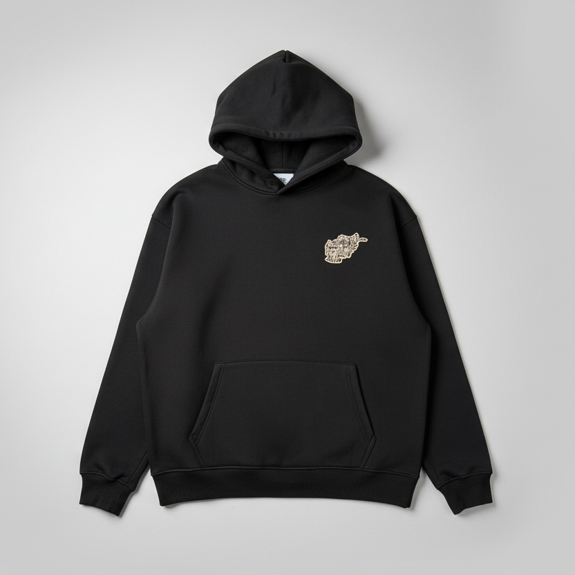 Sweat à capuche afghan