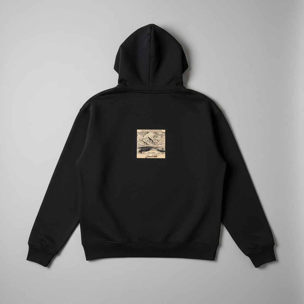 Sweat à capuche afghan