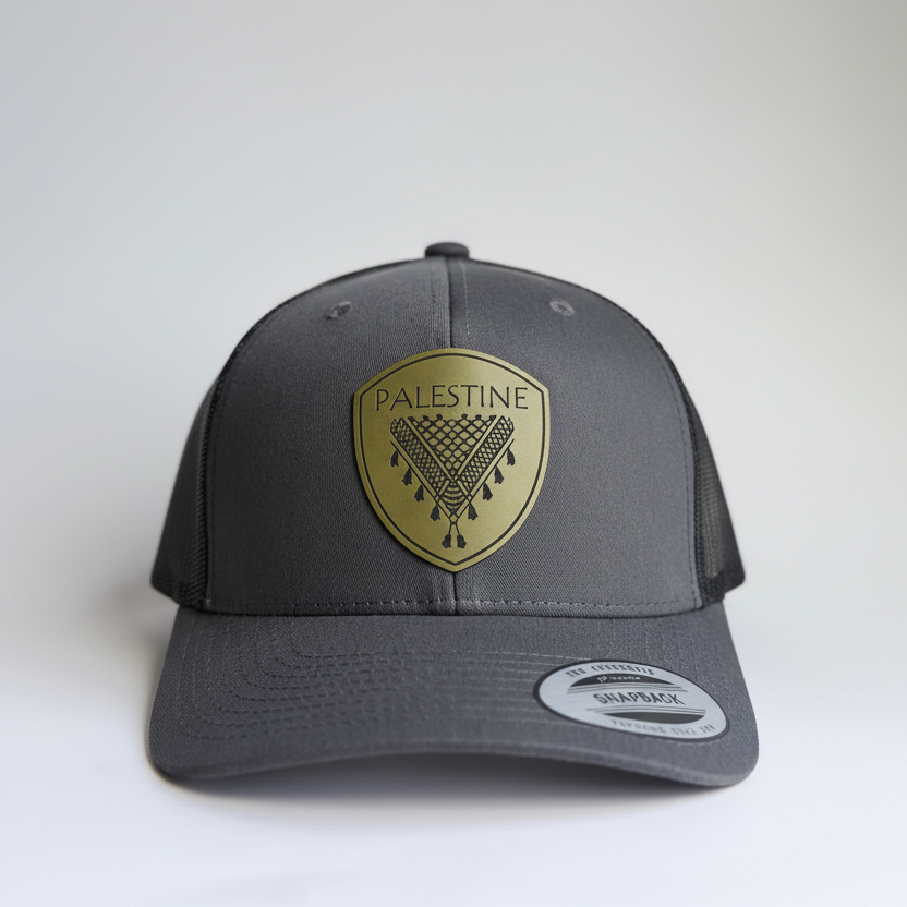 Keffieh en cuir olive