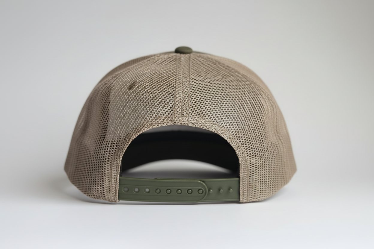 Keffieh en cuir olive