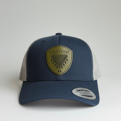 Keffieh en cuir olive