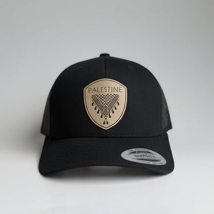 Keffieh en cuir beige