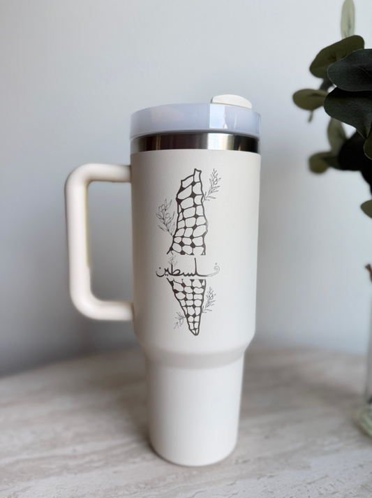 Palestine Map Tumbler