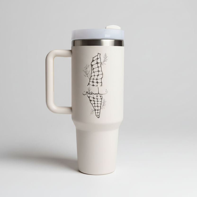 Gobelet carte de Palestine