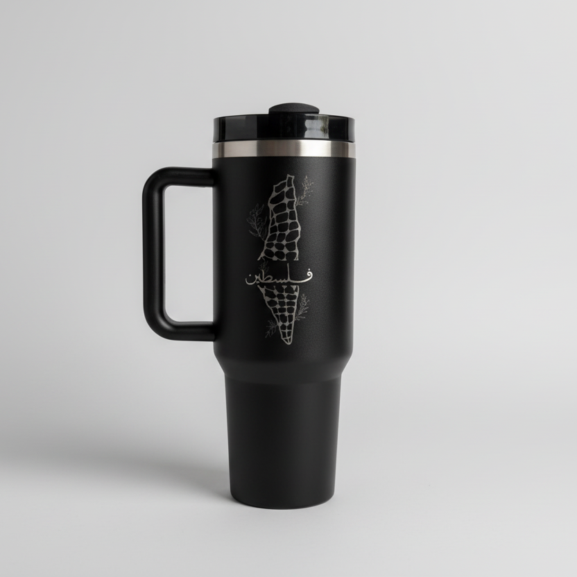 Gobelet carte de Palestine