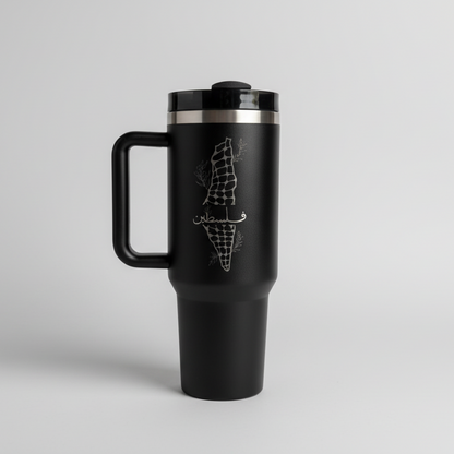 Gobelet carte de Palestine